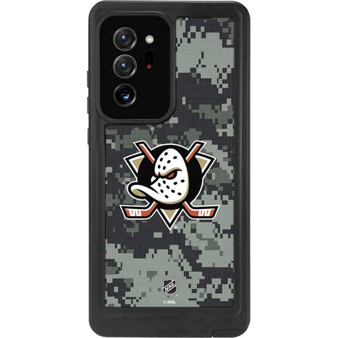 NHL Anaheim Ducks Camo Galaxy Note20 Ultra 5G Waterproof Case
